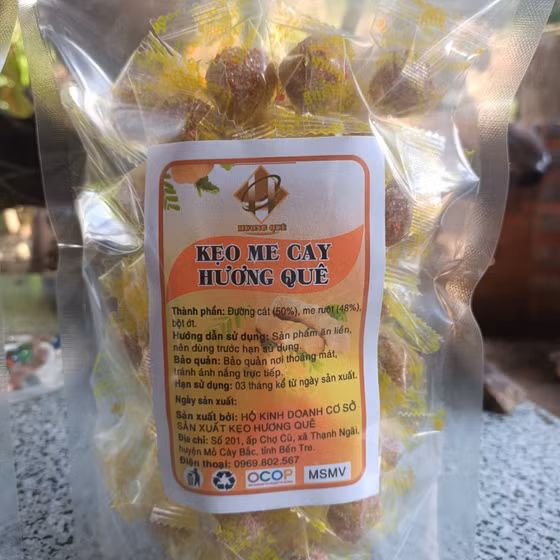 Kẹo me cay Hương Quê