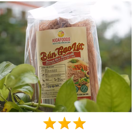 Bún gạo lứt Kicafoods 