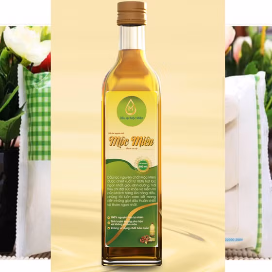 Dầu lạc Mộc Miên