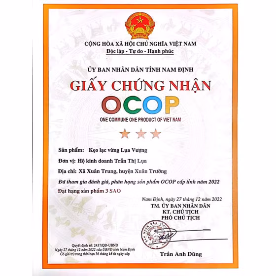 Kẹo lạc vừng Lụa Vượng
