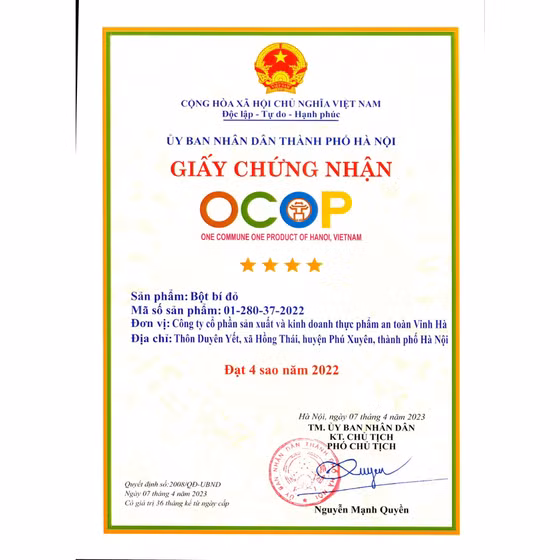 Bột bí đỏ