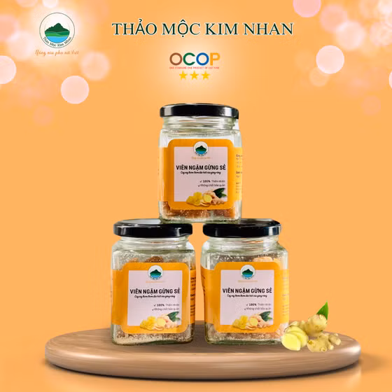 Viên gừng ngậm