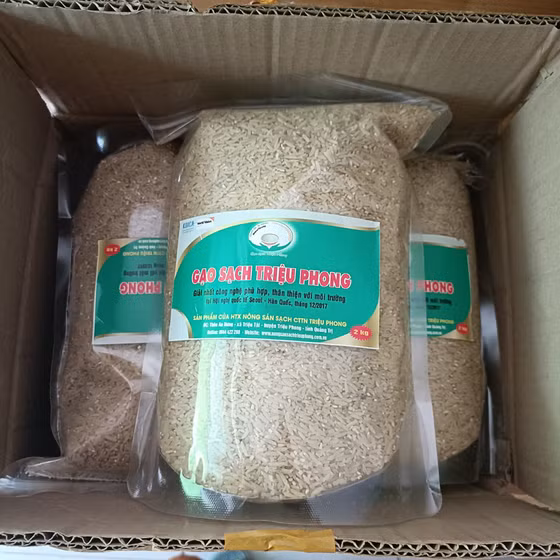 Gạo sạch Triệu Phong