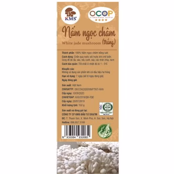 Nấm ngọc châm trắng KMS