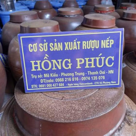 Rượu nếp cái hoa vàng Hồng Phúc