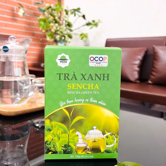 Trà xanh Sencha - Maika Food