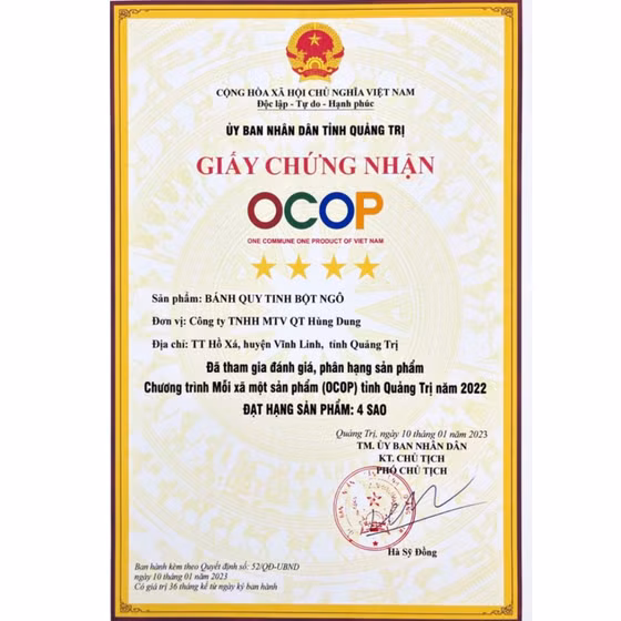 Bánh quy tinh bột ngô
