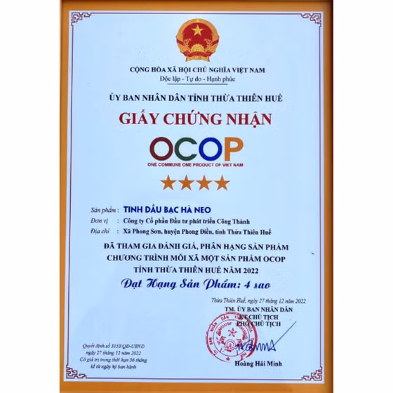  Tinh dầu bạc hà NEO 