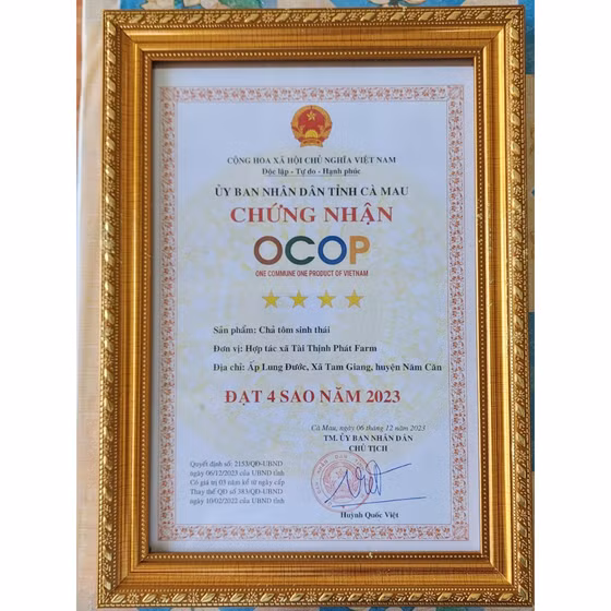 Chả tôm sinh thái 