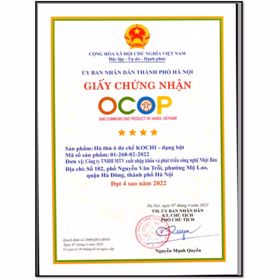 Hà thủ ô đỏ chế Kochi dạng bột