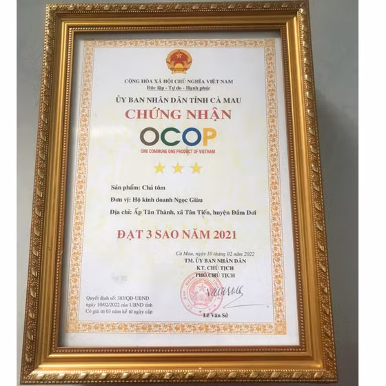 Chả tôm Ngọc Giàu