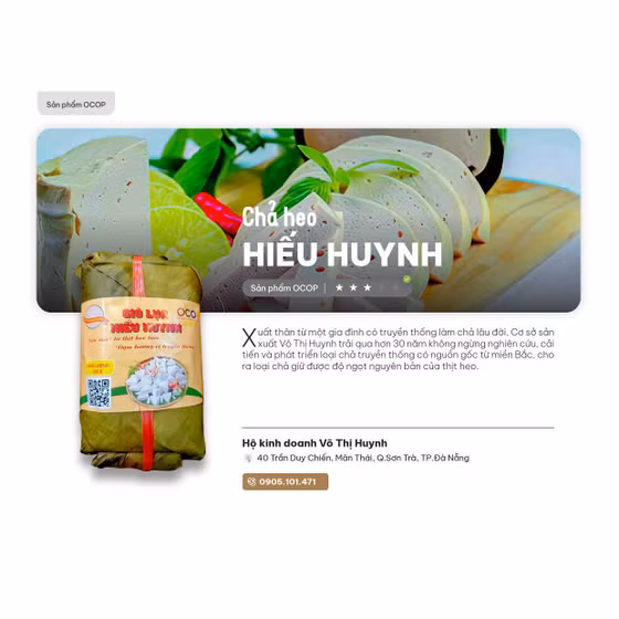 Chả heo Hiếu Huynh