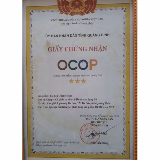 Tỏi đen Quảng Minh