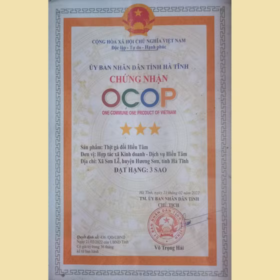 Thịt gà đồi Hiền Tâm