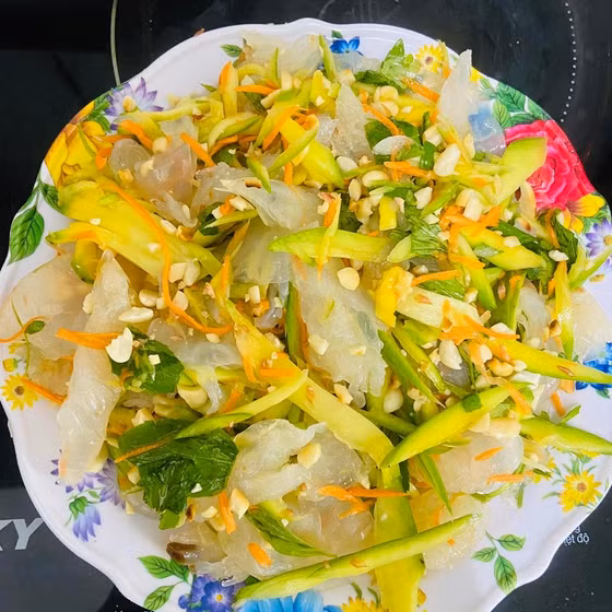Sứa ép bãi ngang Thạch Hà