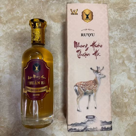 Rượu nhung hươu Thuận Hà