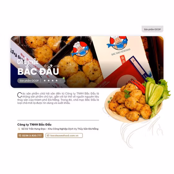 Chả mực tươi Bắc Đẩu