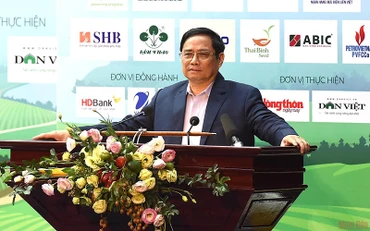 Thủ tướng Phạm Minh Chính chủ trì Hội nghị Thủ tướng Chính phủ đối thoại với nông dân Việt Nam năm 2022.