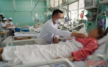 Bệnh nhân P đã được xuất viện vào ngày 5/5. (Ảnh Bệnh viện cung cấp)