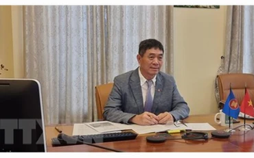 Đại sứ - Trưởng Phái đoàn đại diện thường trực Việt Nam tại ASEAN Nguyễn Hải Bằng. (Ảnh: Phái đoàn Việt Nam tại ASEAN)