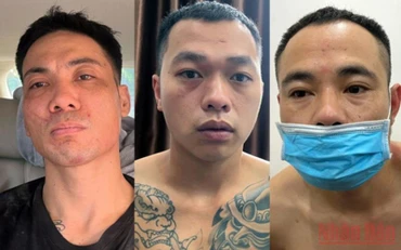 3 đối tượng gây ra vụ án. (Ảnh: Công an Yên Bái cung cấp)