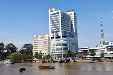 Một góc thành phố Bến Tre.
