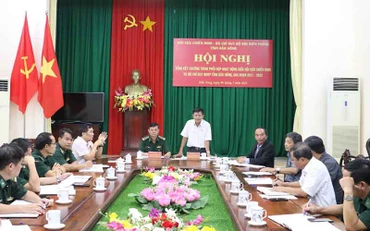 Tăng cường phối hợp bảo vệ chủ quyền an ninh biên giới giữa Bộ Chỉ huy Bộ đội Biên phòng và Hội Cựu chiến binh tỉnh Đắk Nông.