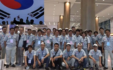 Lao động đi làm việc tại Hàn Quốc (Ảnh minh họa: Dolab).