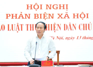 Ông Lê Tiến Châu, Ủy viên Trung ương Đảng, Phó Chủ tịch-Tổng Thư ký Ủy ban Trung ương Mặt trận Tổ quốc Việt Nam. Ảnh: Đức Anh