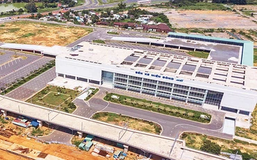 Bến xe Miền Đông mới đã thi công xong các hạng mục bên trong, chuẩn bị đưa vào hoạt động từ ngày 10-10.