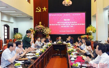 Quang cảnh buổi họp báo về Cuộc thi. (Ảnh: Thành Đạt)