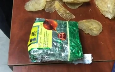 Ma túy được giấu tinh vi trong những gói cá khô xuất khẩu.