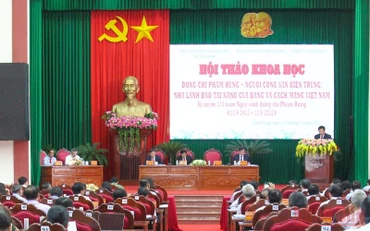 Quang cảnh Hội thảo. (Ảnh: BÁ DŨNG)