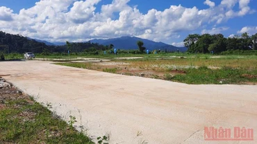 Sân tập lái xe dù chưa thực hiện đầy đủ quy định của pháp luật nhưng đã đưa vào vận hành một thời gian. 