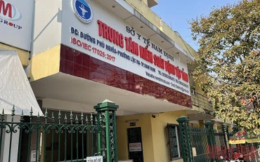Trụ sở CDC tỉnh Nam Định trên đường Phù Nghĩa, phường Lộc Vượng, thành phố Nam Định.
