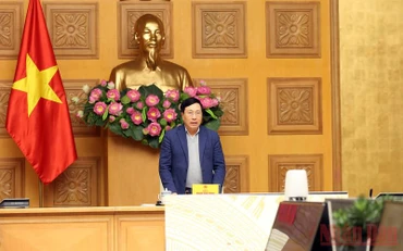 Phó Thủ tướng Phạm Bình Minh tại Hội nghị. (Ảnh: Trần Hải)