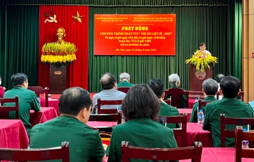 Hội Hỗ trợ gia đình liệt sĩ Việt Nam tổ chức lễ phát động chương trình nhắn tin “Tri ân liệt sĩ-2022”.