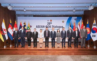 Đối thoại ASEAN-Hàn Quốc lần thứ 26 là đối thoại đầu tiên do ASEAN và bên đối tác tổ chức trực tiếp sau hai năm gián đoạn bởi Covid-19. (Ảnh: Bộ Ngoại giao)