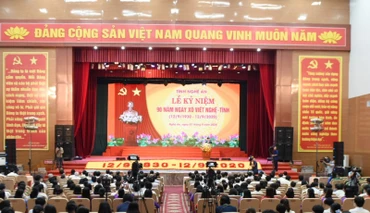 Toàn cảnh lễ mít-tinh.