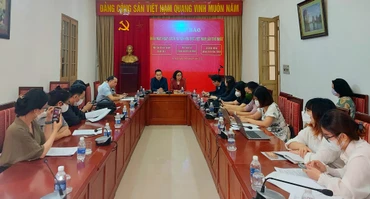 Quang cảnh họp báo.