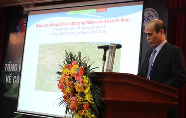 PGS, TS Doãn Minh Chung, Chủ nhiệm Chương trình khoa học và công nghệ cấp quốc gia về công nghệ vũ trụ giai đoạn 2016-2020.