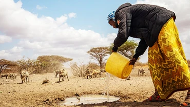 Kenya đang đối mặt tình trạng hạn hán kỷ lục. Ảnh: GETTY
