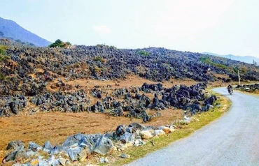 Nếu là du khách lần đầu về các xã phía bắc huyện Tủa Chùa, gồm: Sính Phình, Tả Phìn, Tả Sìn Thàng, Sín Chải chắc chắn sẽ bị cuốn hút bởi cảnh những đá xếp chồng lên đá như cao đến chân trời.