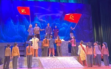 Cảnh trong vở diễn. 