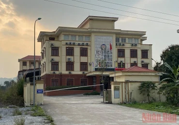 Trụ sở Cục Quản lý thị trường tại Ninh Bình nơi ông Trần Duy Tuấn làm việc trước khi bị khởi tố.