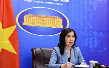 Người phát ngôn Bộ Ngoại giao Lê Thị Thu Hằng.