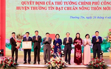 Huyện Thường Tín đạt chuẩn nông thôn mới