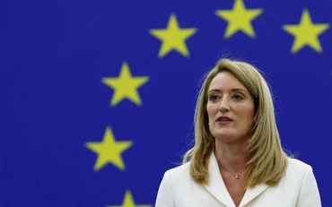 Bà Roberta Metsola trở thành nữ Chủ tịch thứ 3 của Nghị viện châu Âu. (Ảnh: REUTERS)