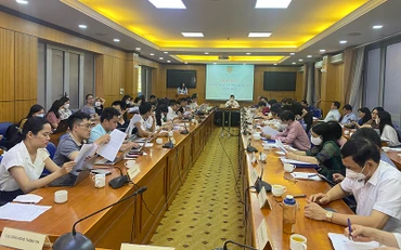Bộ Tư pháp tổ chức họp báo thông tin công tác tư pháp quý I/2022.
