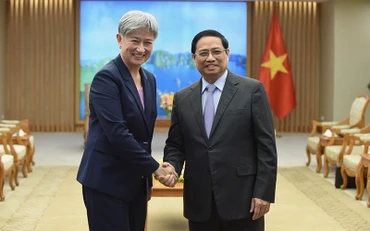 Thủ tướng Phạm Minh Chính tiếp Bộ trưởng Ngoại giao Australia Penny Wong.
